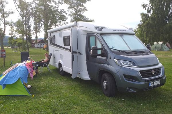Pohodový výlet s karavanem na Lipno